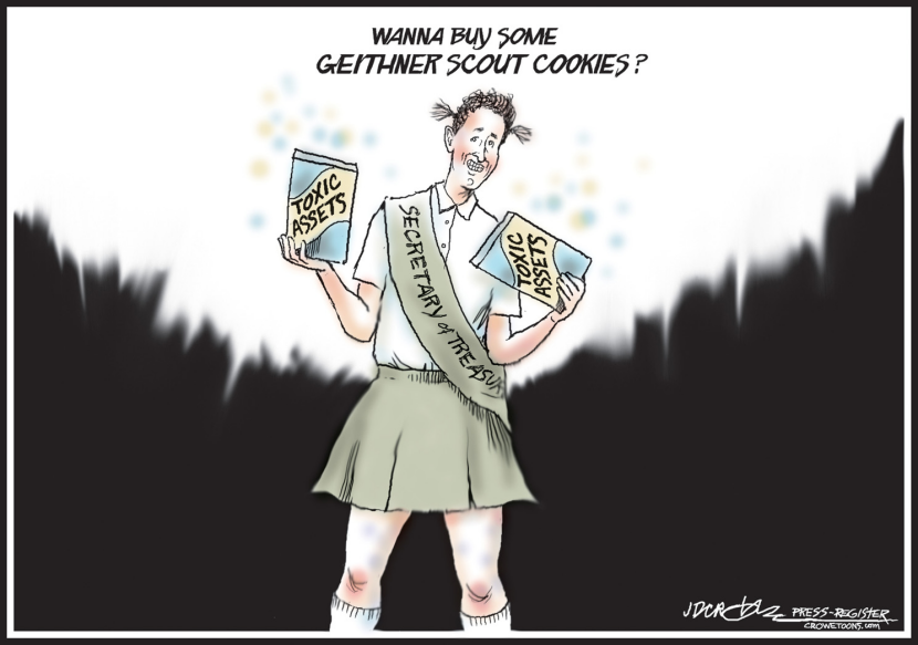 Geithner Scout Cookies