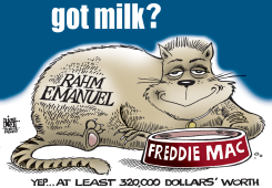 FAT CAT RAHM,  by Randy Bish