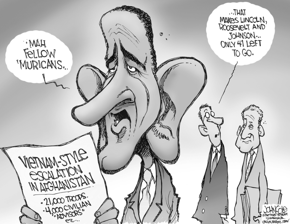 Lyndon Baines Obama BW