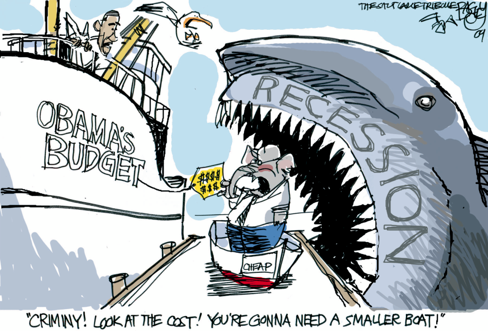 Recession Shark COLOR