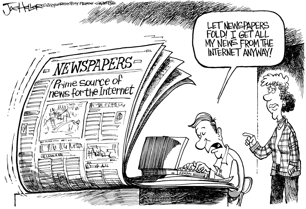 Folding Newspapers