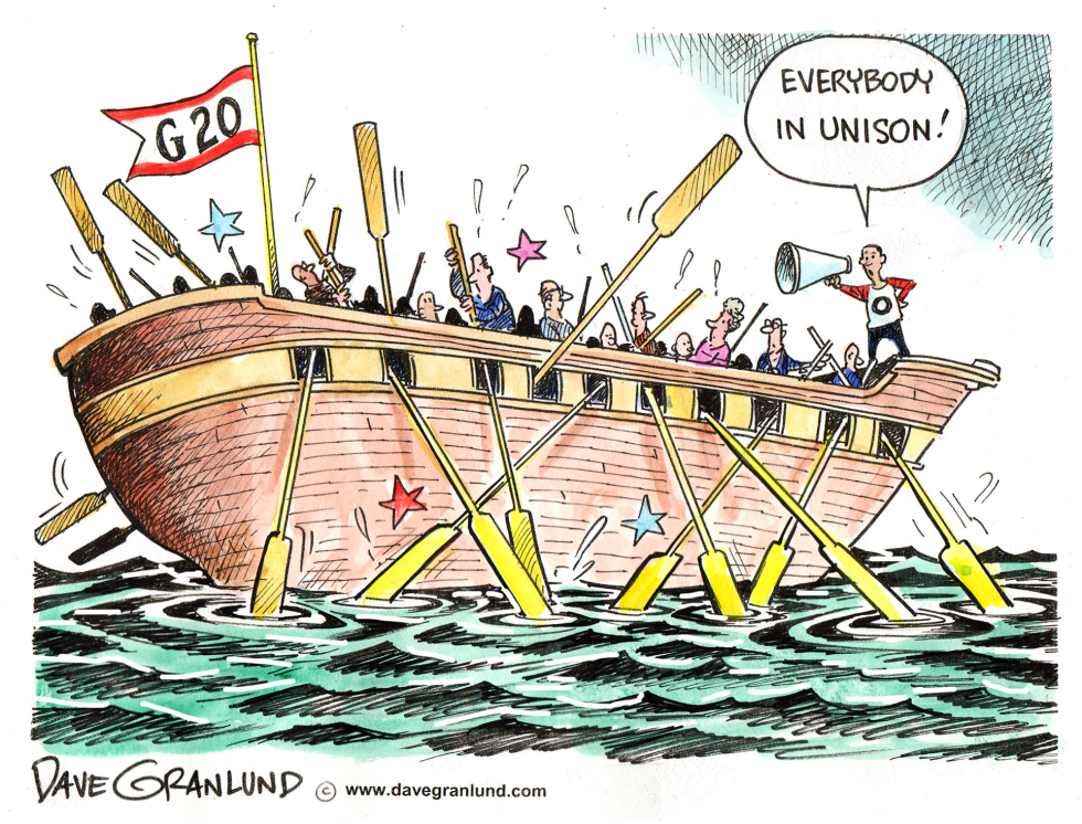 G20 Summit different strokes