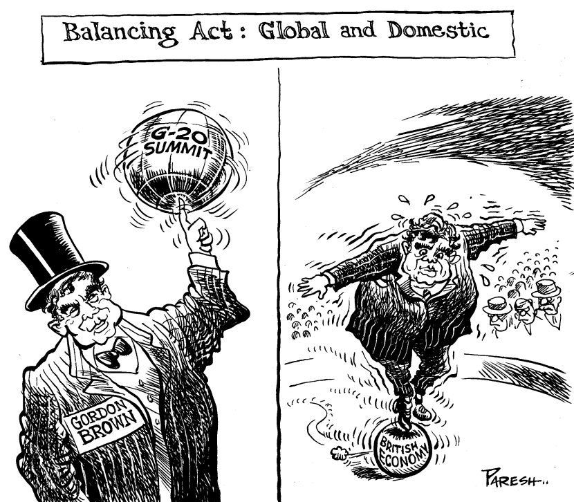 Brown's balancing act