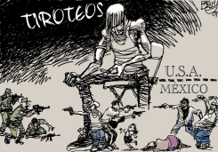 TIROTEOS EN MEXICO / by Pat Bagley