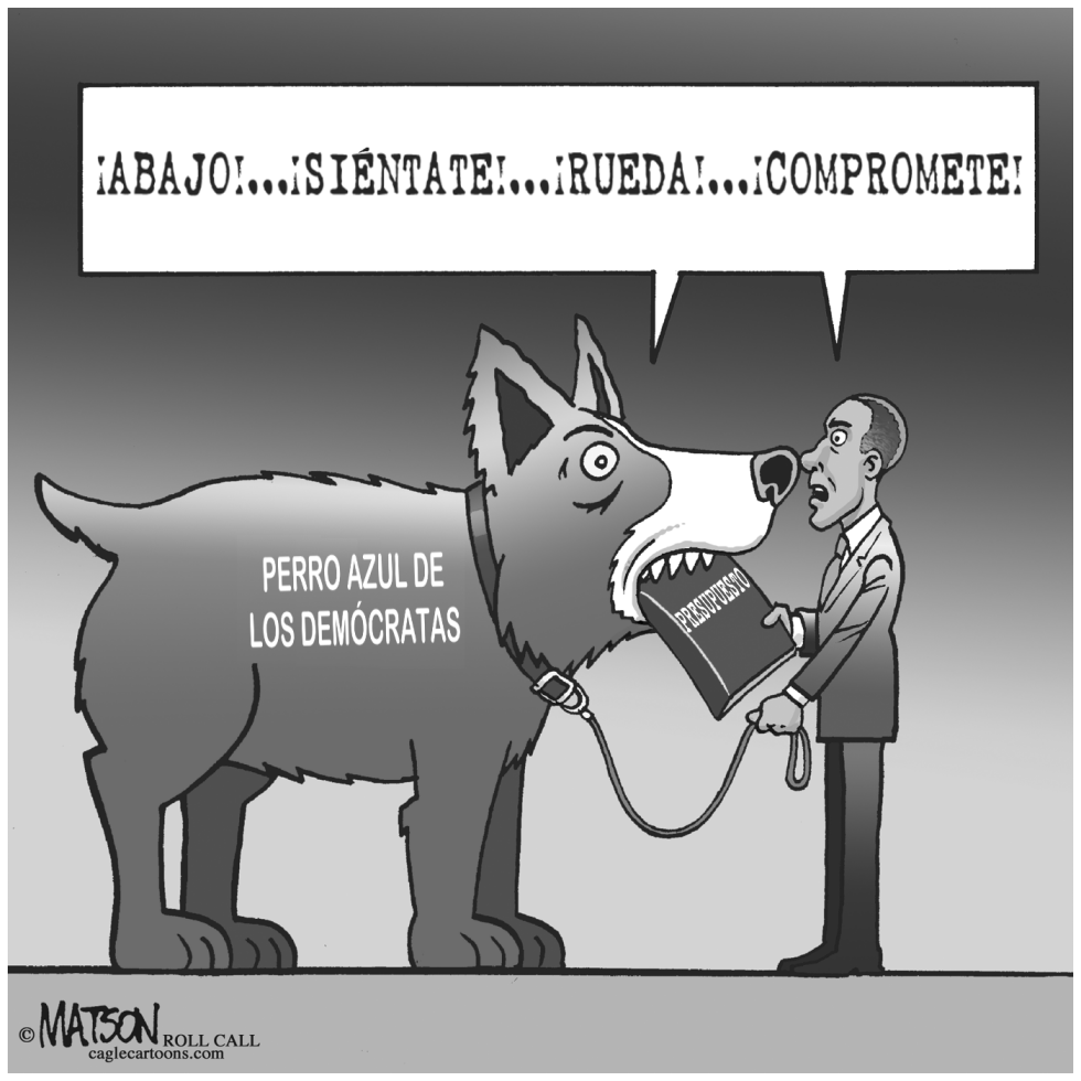 Perro Azul de los Democratas