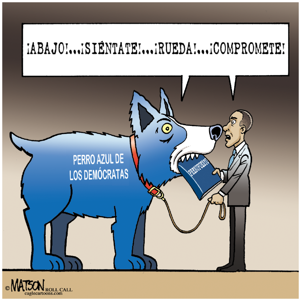 Perro Azul de los Democratas / COLOR