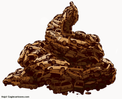 AUTO INDUSTRY POOP by Hajo de Reijger
