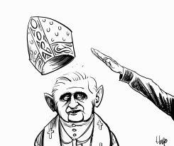 POPE BENEDICT by Hajo de Reijger