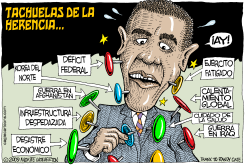 TACHUELAS DE LA HERENCIA DE OBAMA /  by Monte Wolverton
