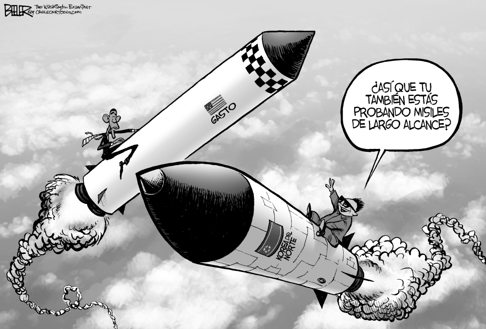  MISIL DE KOREA DEL NORTE by Nate Beeler