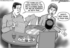 PASSOVER SEDER 2009 BW by Steve Greenberg