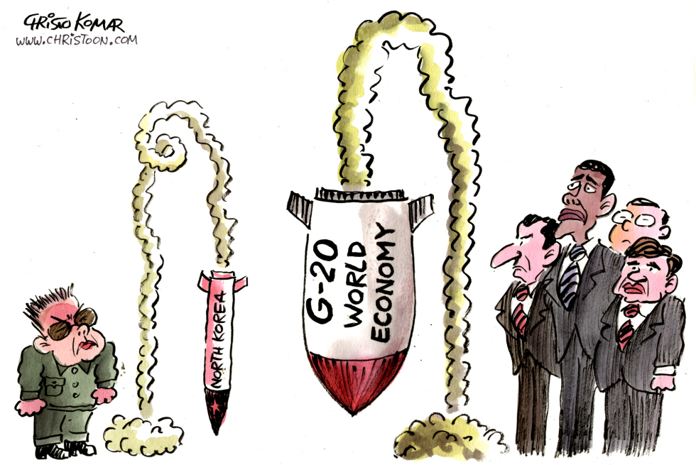 Rockets launch - COLOR