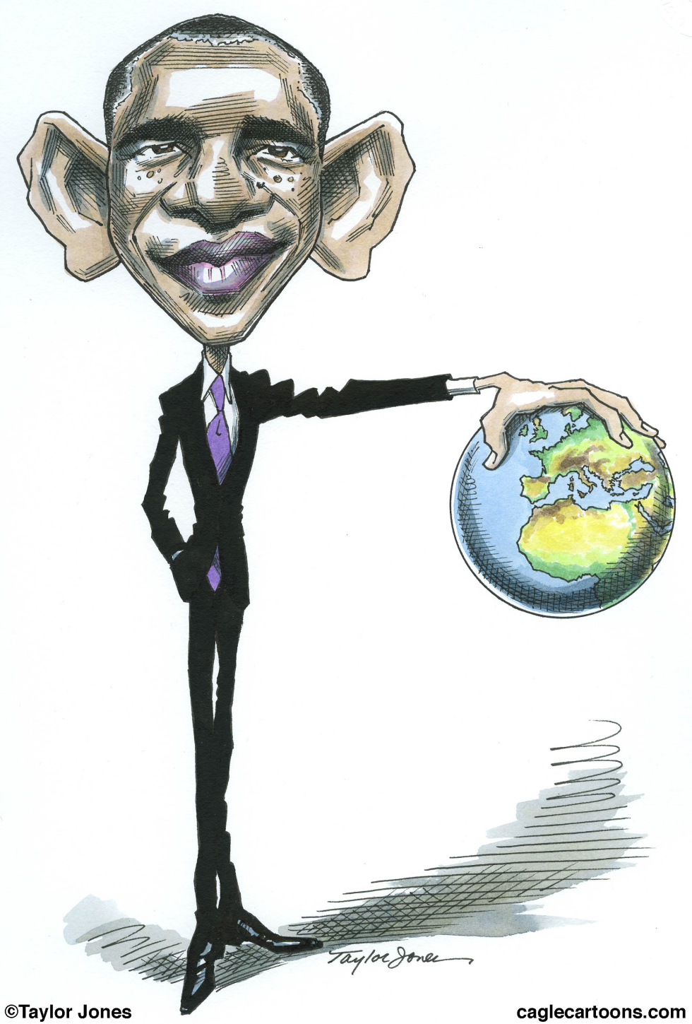Barack Obama - World Tour - COLOR