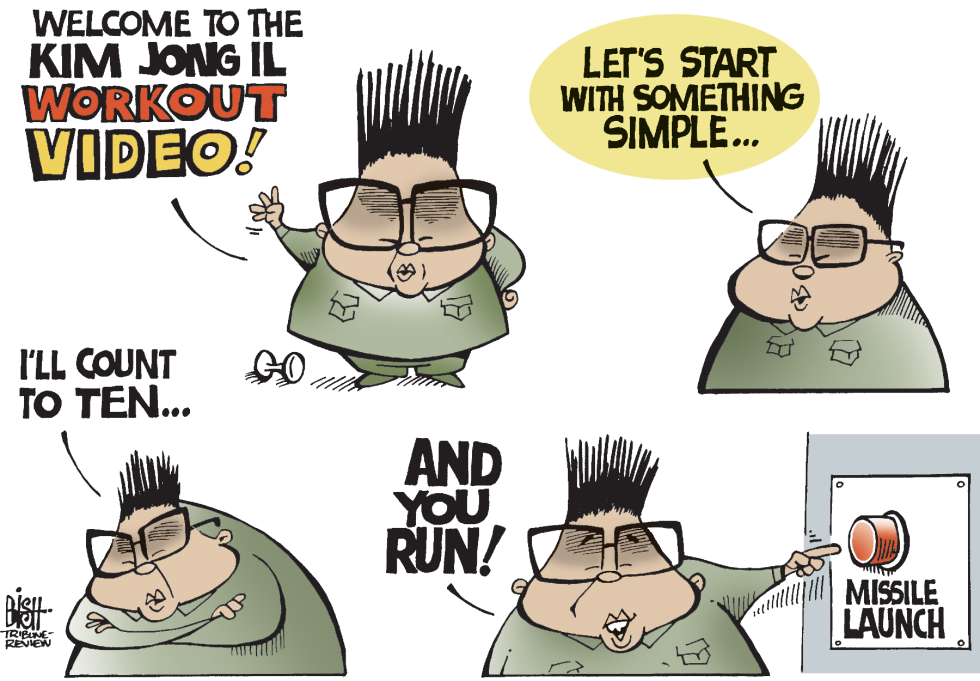 KIM JONG IL WORKOUT VIDEO, COLOR