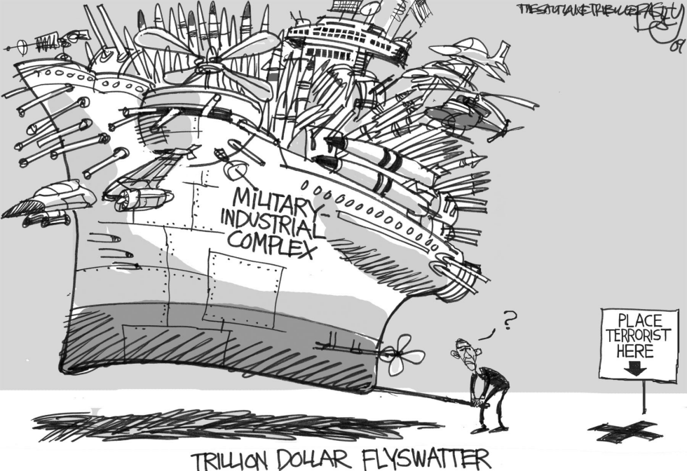 Military- Industrial Flyswatter