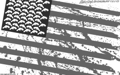 GUN VIOLENCE 2009  by Mike Keefe