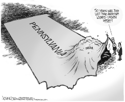 LOCAL PA - FBI PROBES NE PA - BW by John Cole