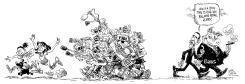OBAMA PUPPY AND BANKS by Daryl Cagle