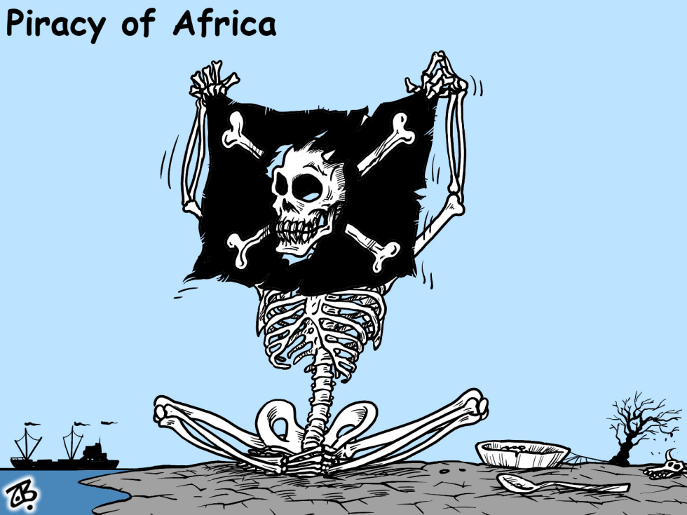  PIRACY OF AFRICA by Emad Hajjaj