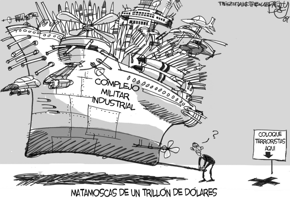  MATAMOSCAS MILITAR- INDUSTRIAL by Pat Bagley