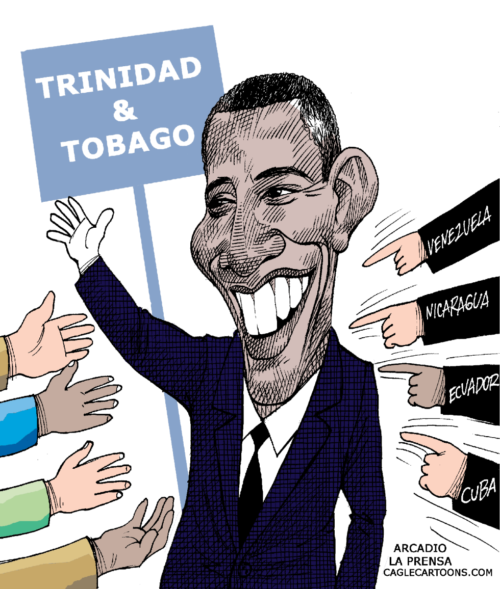  OBAMA EN TRINIDAD Y TOBAGOCOL by Arcadio Esquivel