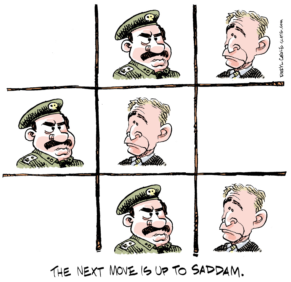 COLOR Next Move is Up to Saddam