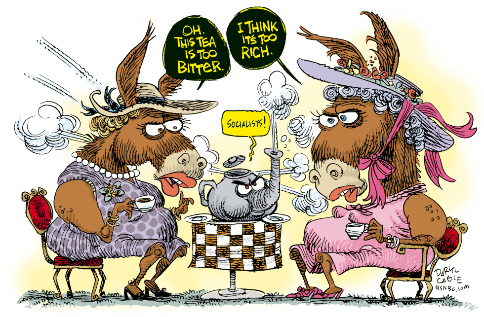 Tea Party and GOP Pot Color
