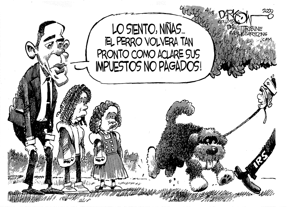  EL PERRO DE OBAMA by John Darkow