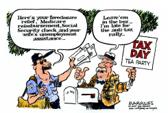 TAX DAY TEA PARTY  by Jimmy Margulies