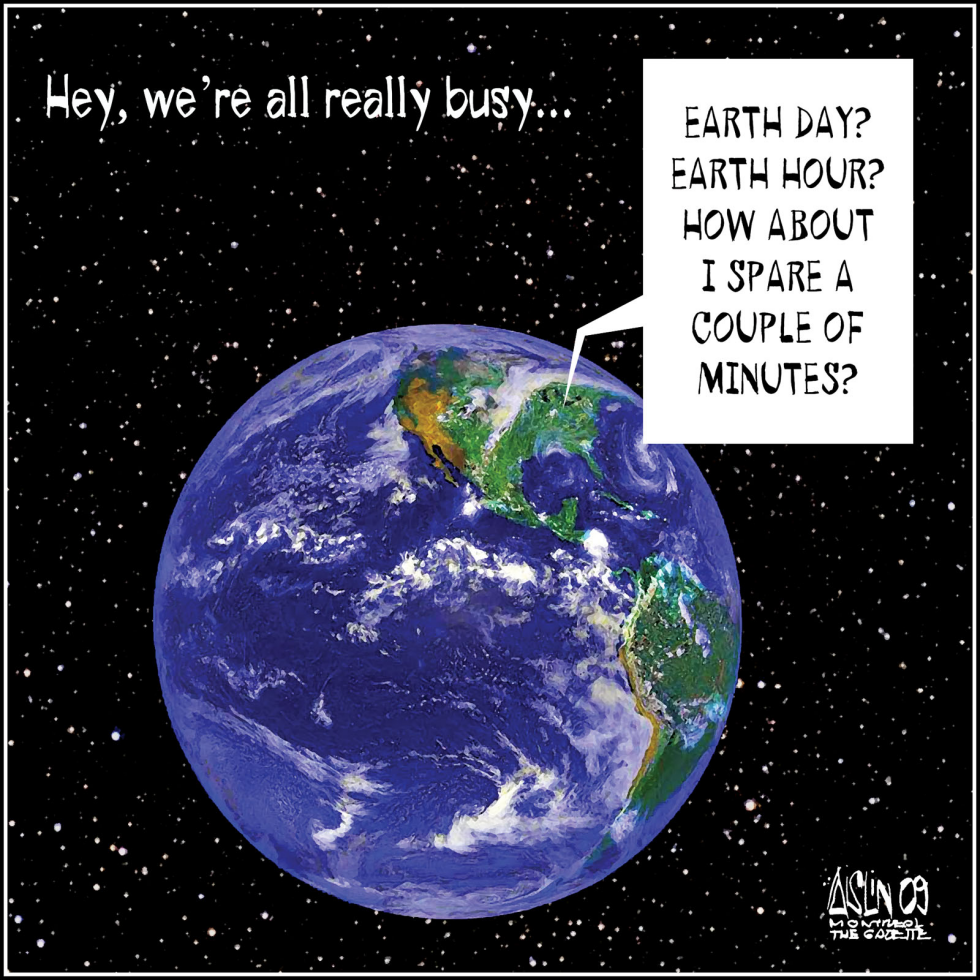 Earth Day, Wednesday