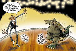BAILE DIPLOMATICO CON CUBA /  by Nate Beeler