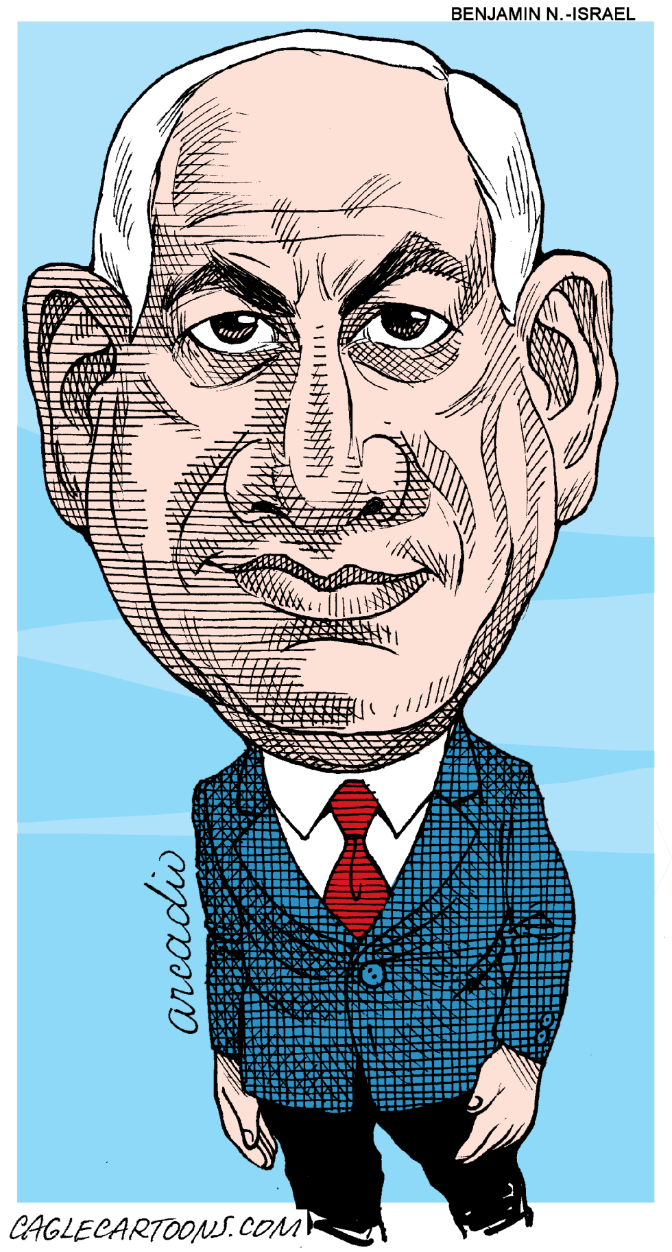  BENJAMIN NETANYAHU COL by Arcadio Esquivel