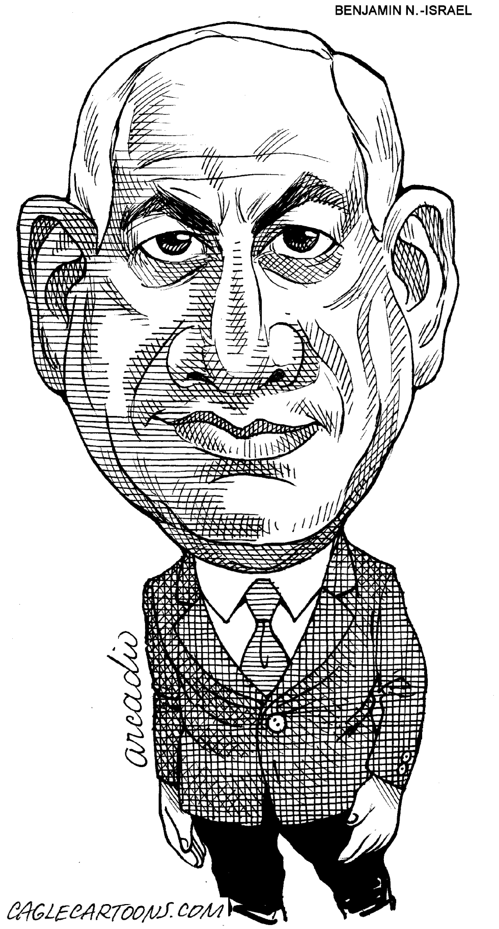  BENJAMIN NETANYAHU by Arcadio Esquivel