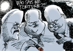TORTURE TRIO  by Pat Bagley