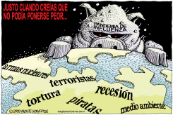 AMENAZA DE PANDEMIA -  by Monte Wolverton