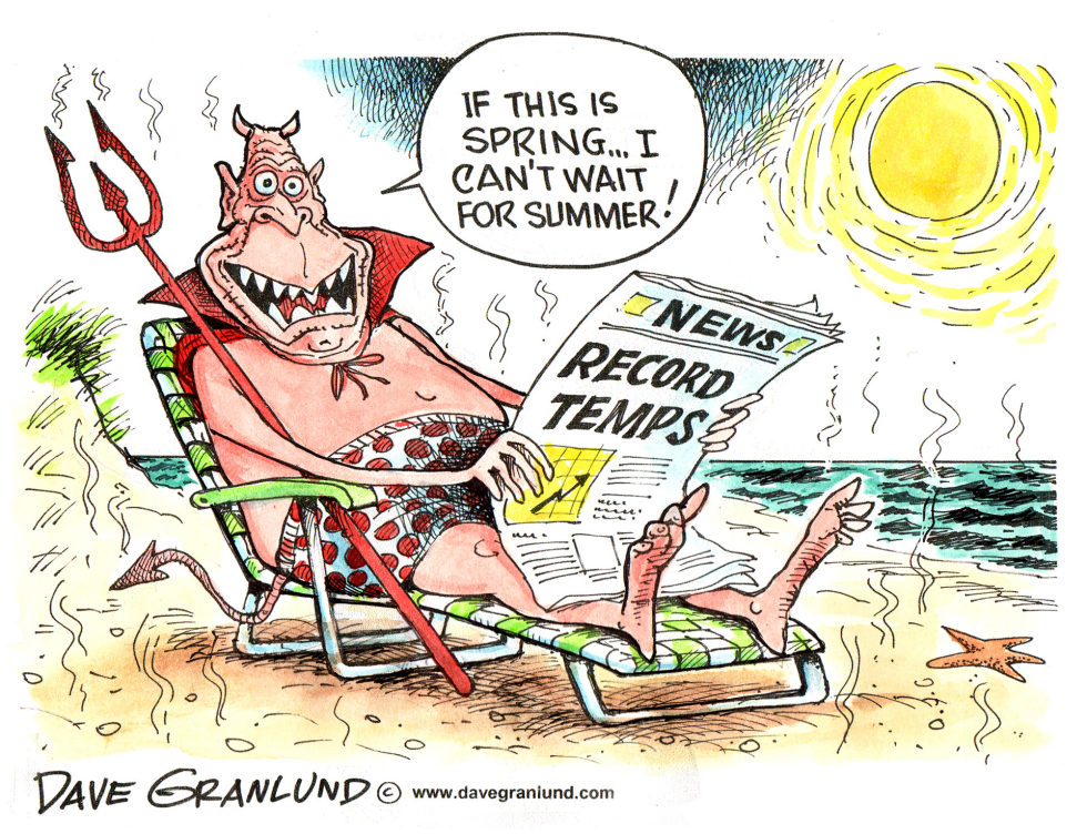  SPRING TEMPS by Dave Granlund