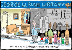 DICK CHENEY  by Bob Englehart