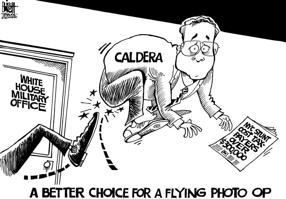 FLYING PHOTO OP, b/w