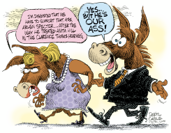 ARLEN SPECTER AND DEMOCRATS  by Daryl Cagle