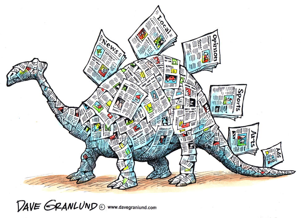  NEWSPAPERS IN PERIL by Dave Granlund