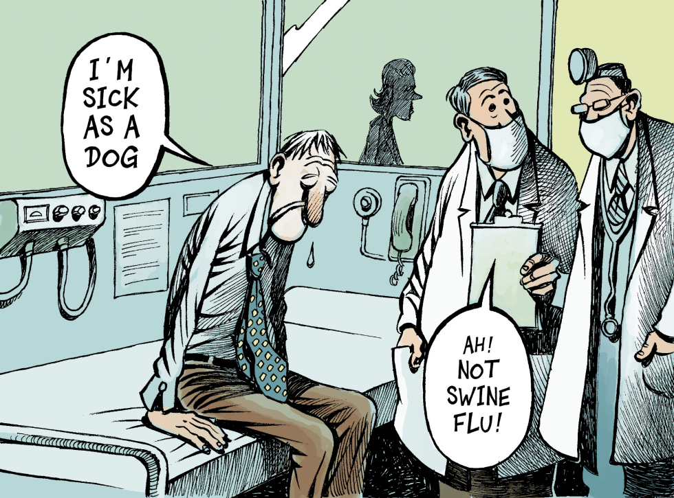  DETECTING THE FLU by Patrick Chappatte