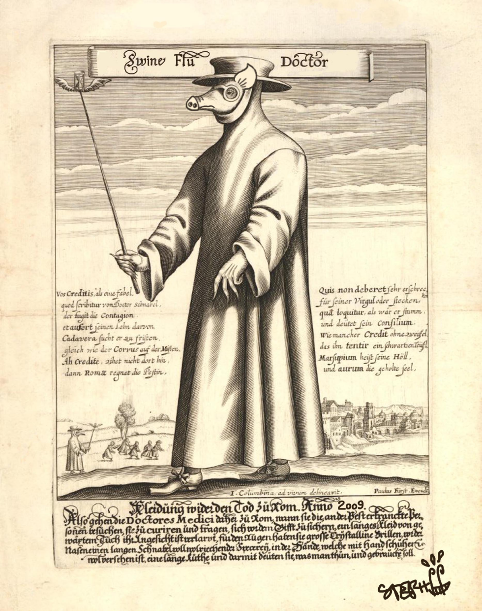 Medieval Swine Flu doctor