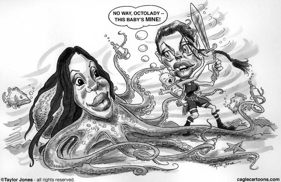  ANGELINA JOLIE VS THE OCTOMOM by Taylor Jones