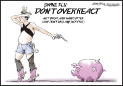 SWINE FLU DONT OVERREACT by J.D. Crowe