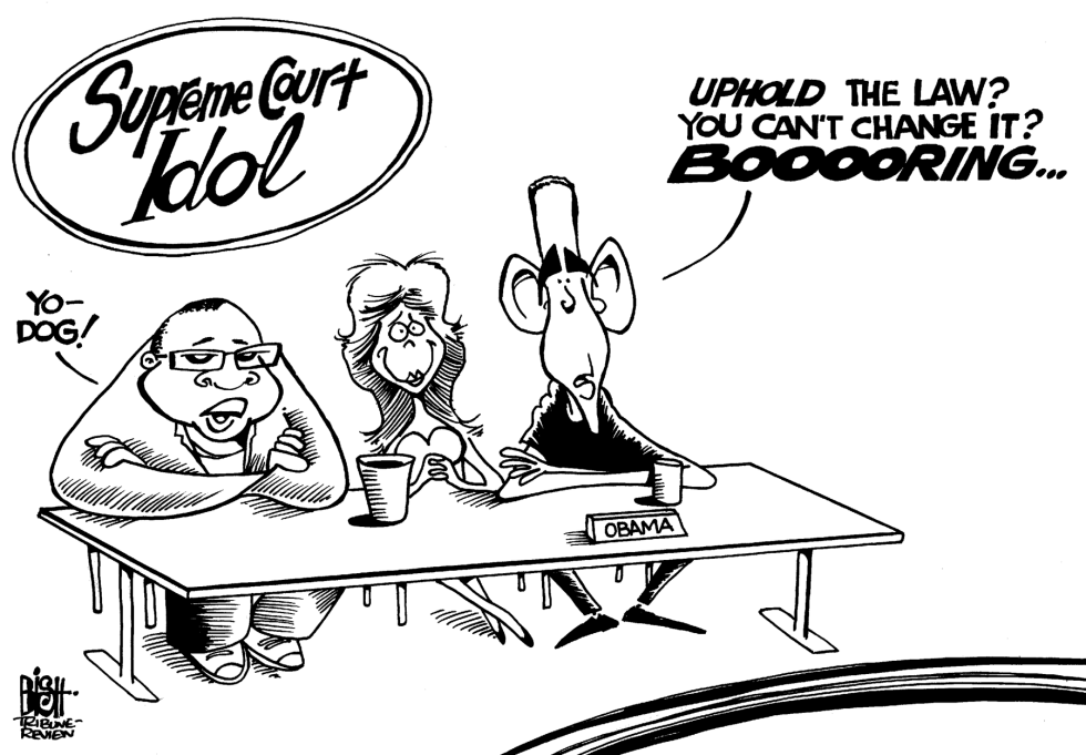SUPREME COURT IDOL, b/w