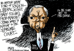 SUPREME NOMINEE  by Pat Bagley