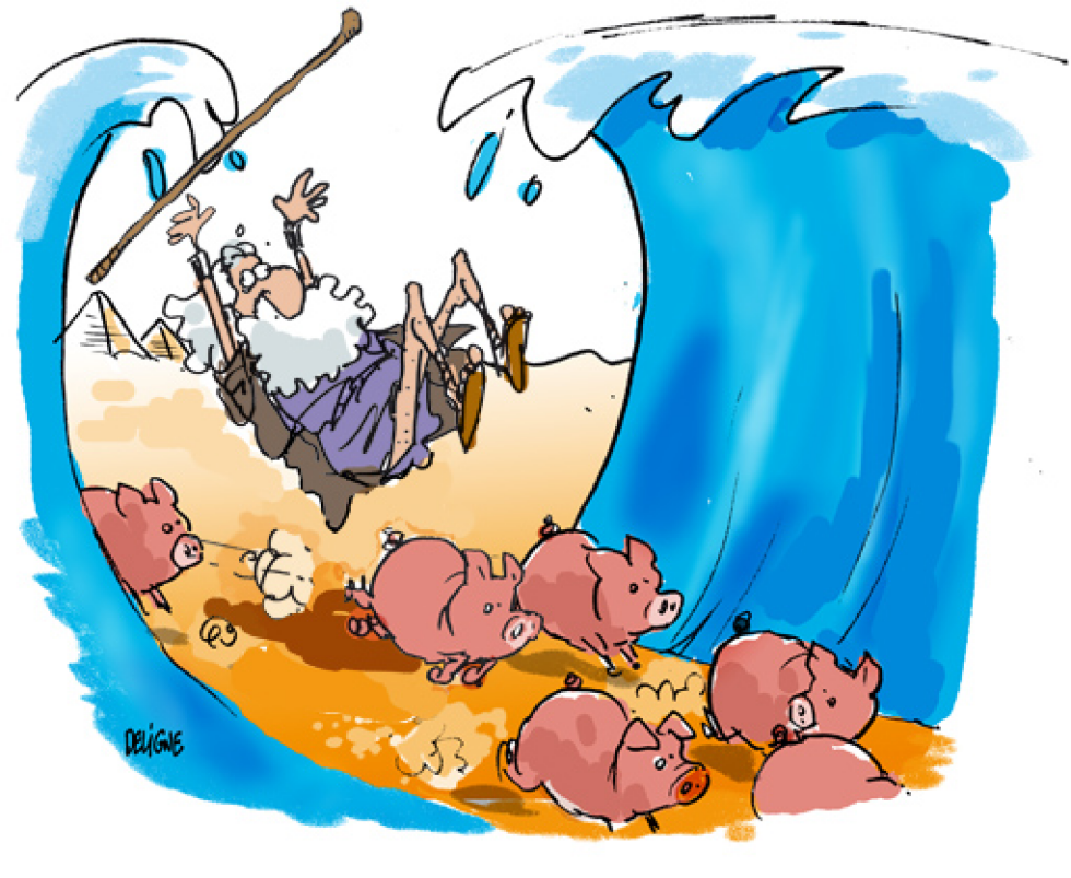 The Crossing of The Red Sea  -color