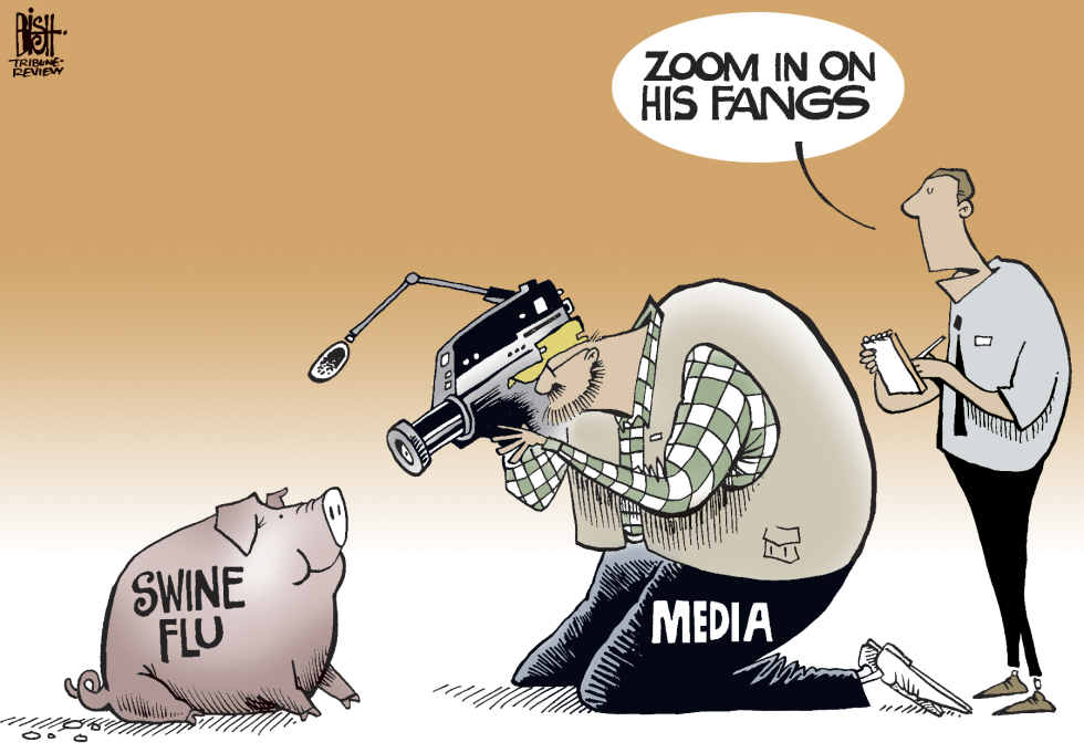 SWINE FLU SCARE, COLOR