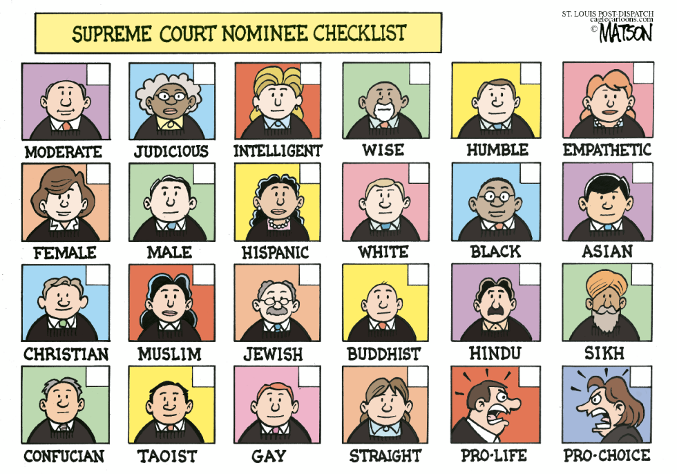 Supreme Court Nominee Checklist-COLOR