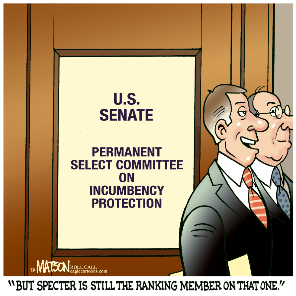 Senator Specter Loses Seniority-COLOR